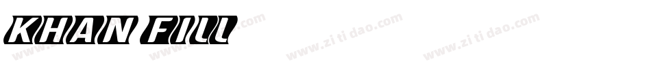 KHAN FILL字体转换